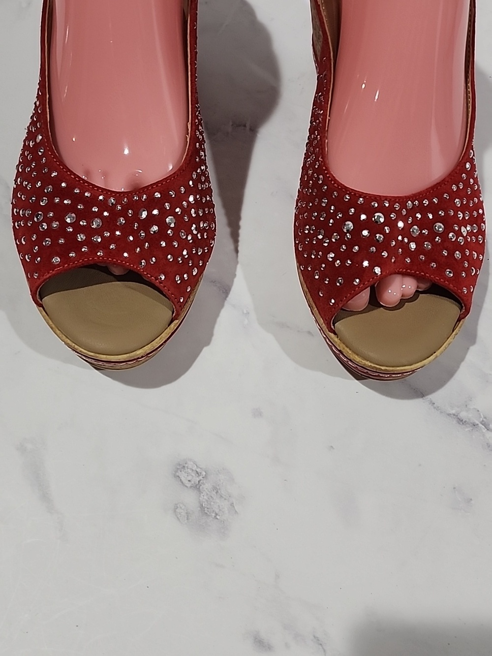 Spring Step Orella Red Open Toe Sandals - Picture 2 of 9